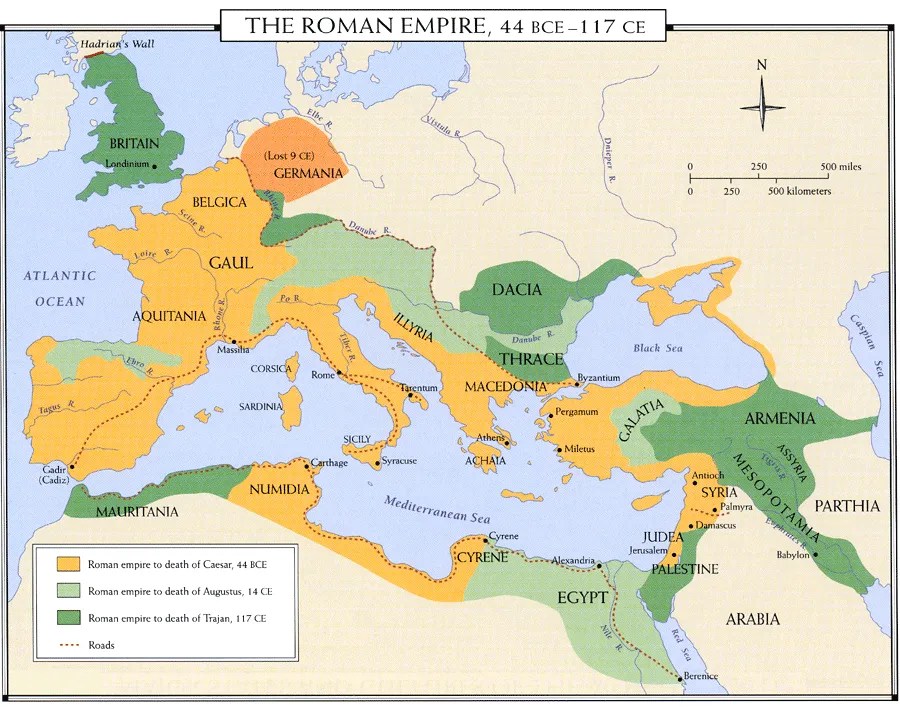 Let S Travel Through The Ancient Roman Empire Stanford Geospatial