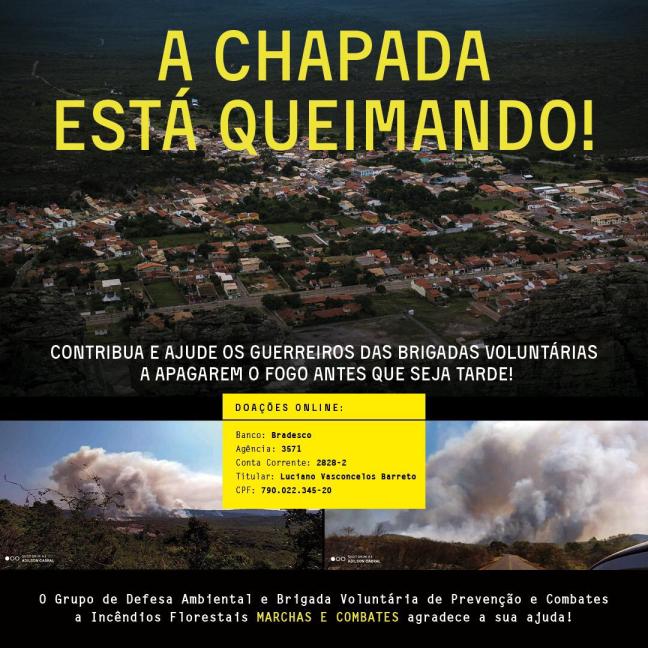 Chapada Diamantina em chamas
