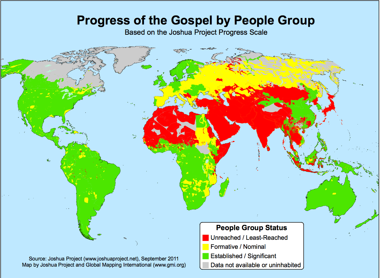 Journey A Spreading Map World Evangelical Map 
