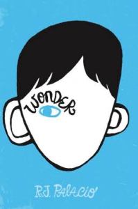 Book cover of R.J. Palacio's "Wonder"