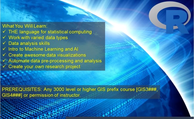 Fall Course: GIS4124 GIS6125C Geocomputation Using R Programming ...