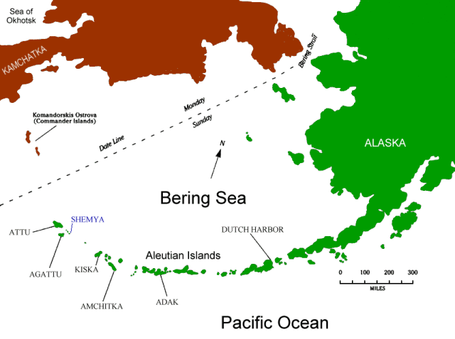 Aleutian Islands World Map Naa Map 