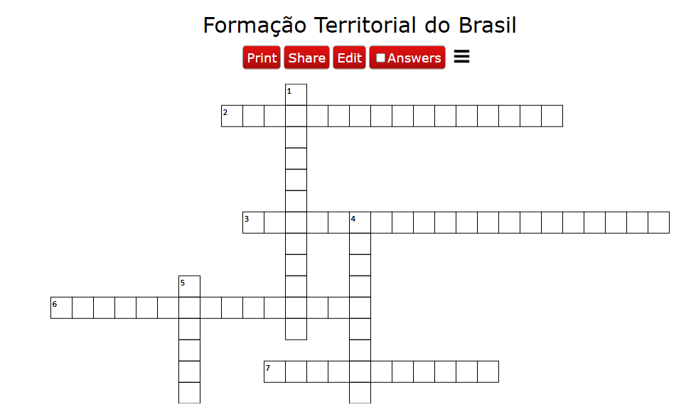 cruzadinha formação territorial do Brasil ludica geografia