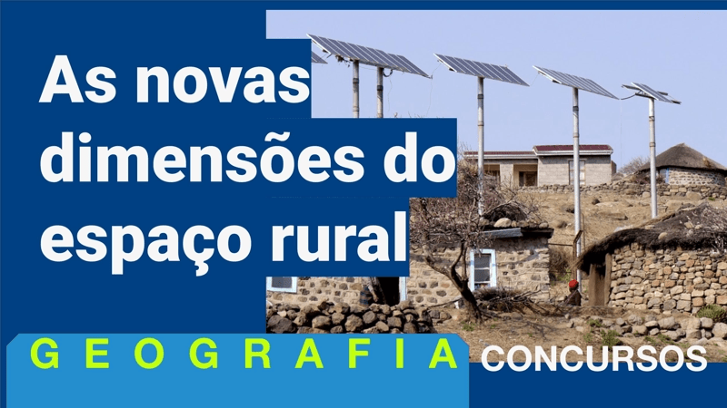 As novas dimensões do espaço rural