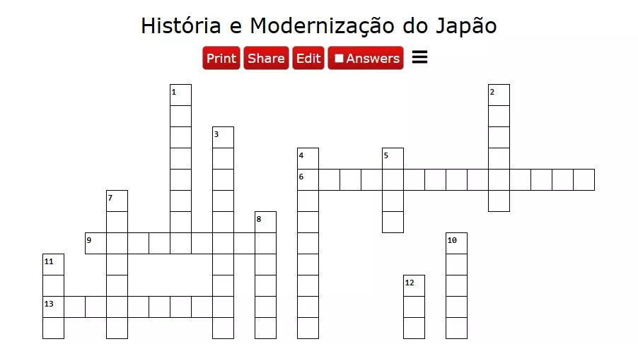 cruzadinha breve história e modernização do japão ludica geografia