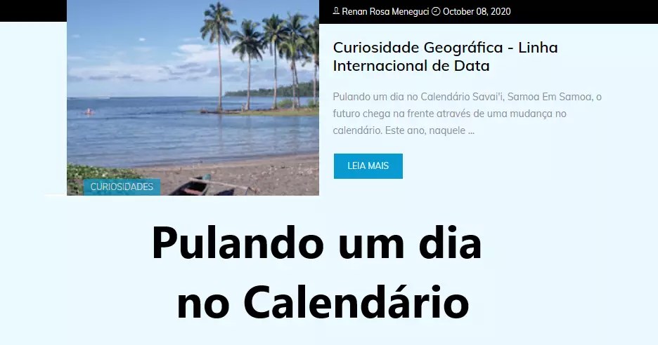 pulando um dia do calendario no pacífico em savai'i samoa oceania oceano pacifico