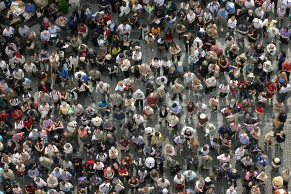 aglomerado de pessoas calcular densidade demografica
