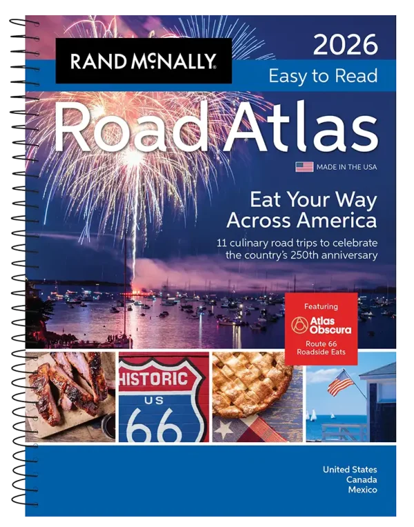 Rand McNally 2026 Easyfinder Midsize Road Atlas Of USA Canada And 2026 Midsize RA Scaled 1