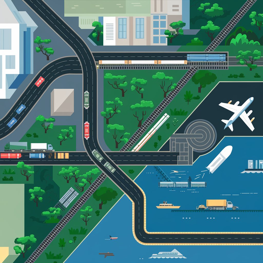 Transport Networks and Their Complementary Roles in Regional Development