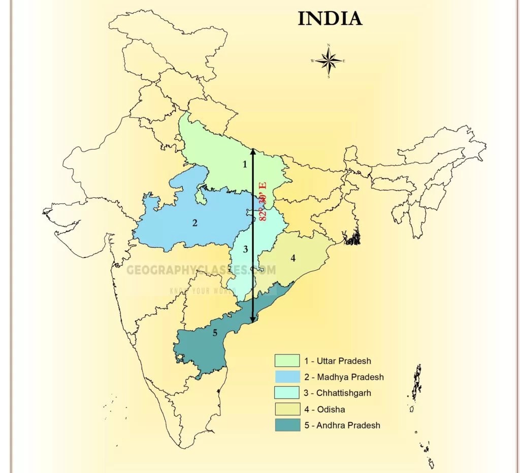 Standard meridian of india