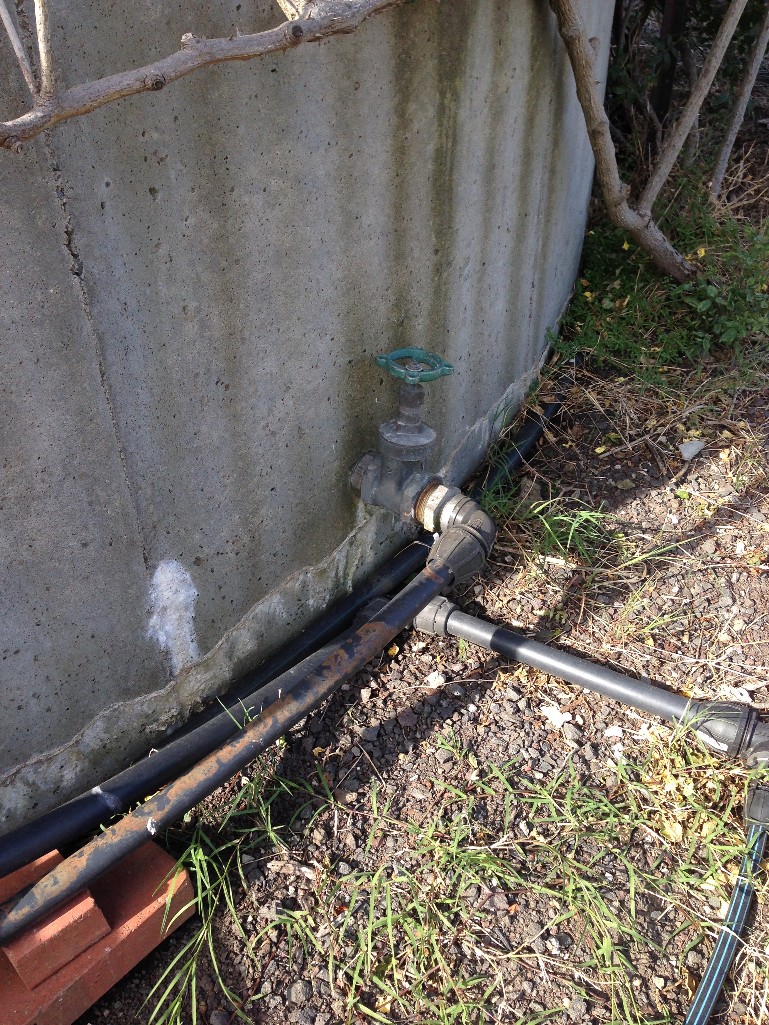 Leaking Concrete Tank fixed with Liner