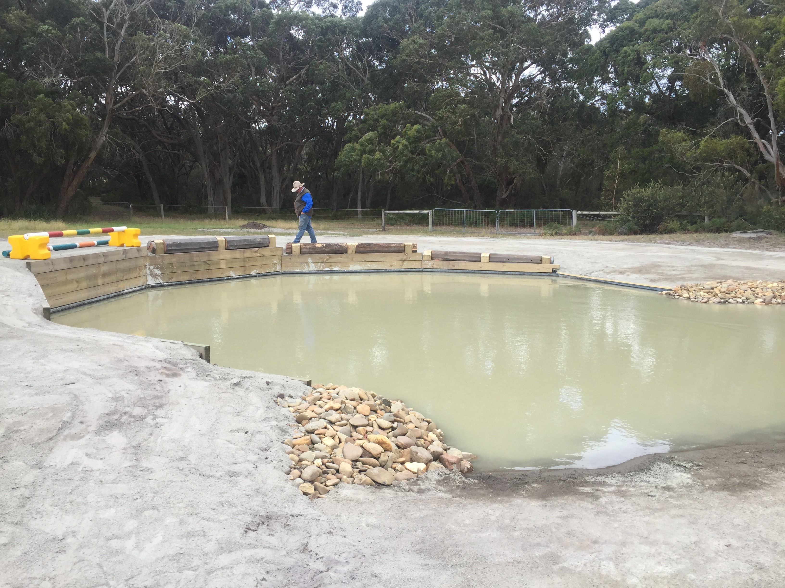 Finished Water Horse Jump
