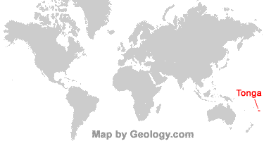 Tonga Map And Satellite Image Map Of Tonga 