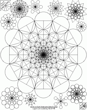 geometry sacred circle patterns fractal mandala meanings dodecagon edge code
