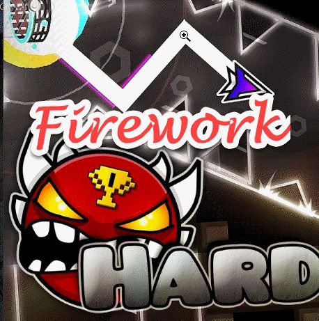 Geometry Dash Firework - Gorgeous Mobile Colorful Arts | Free Download
