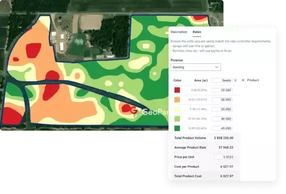 creating of the prescription map