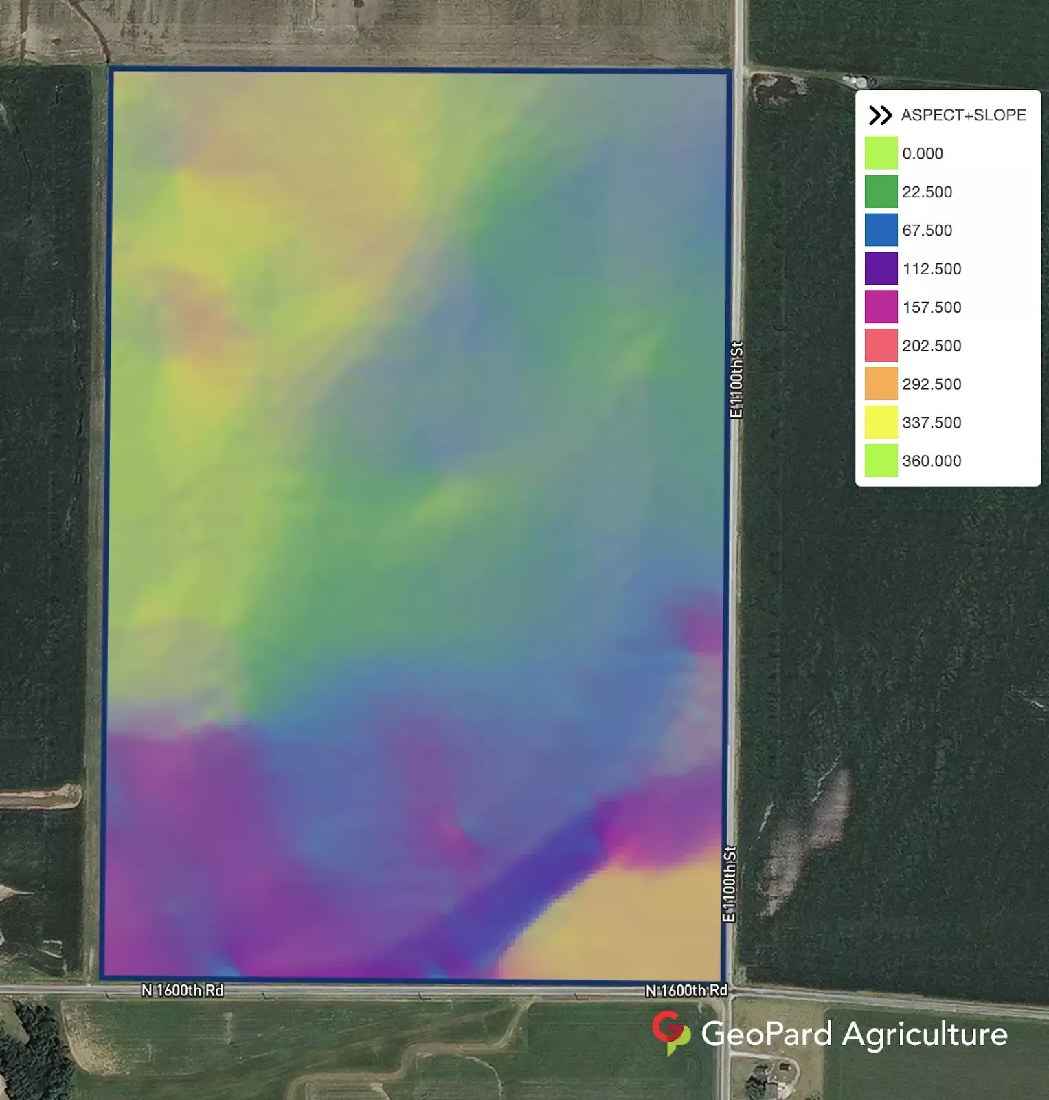 Apect and slope characteristics