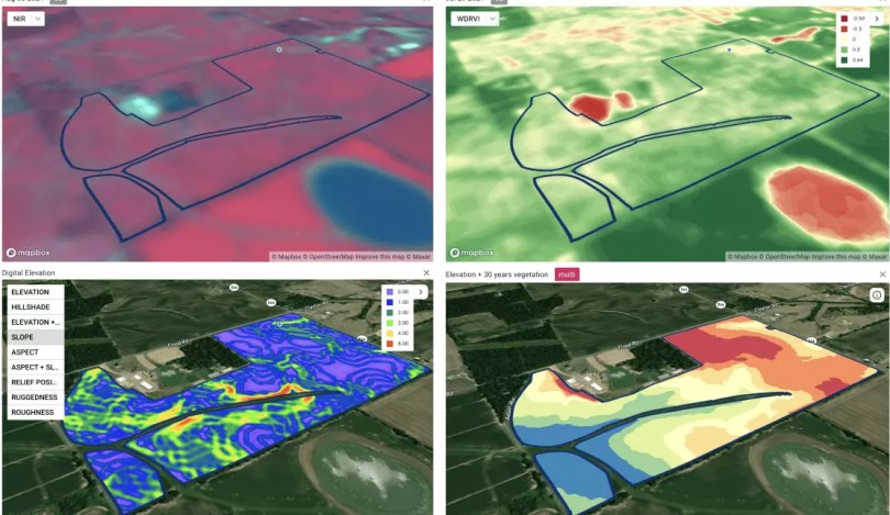 Compare layers feature allows to visualize field data and make informed decisions.