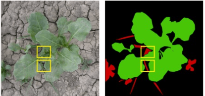 Example of input-output of object detection