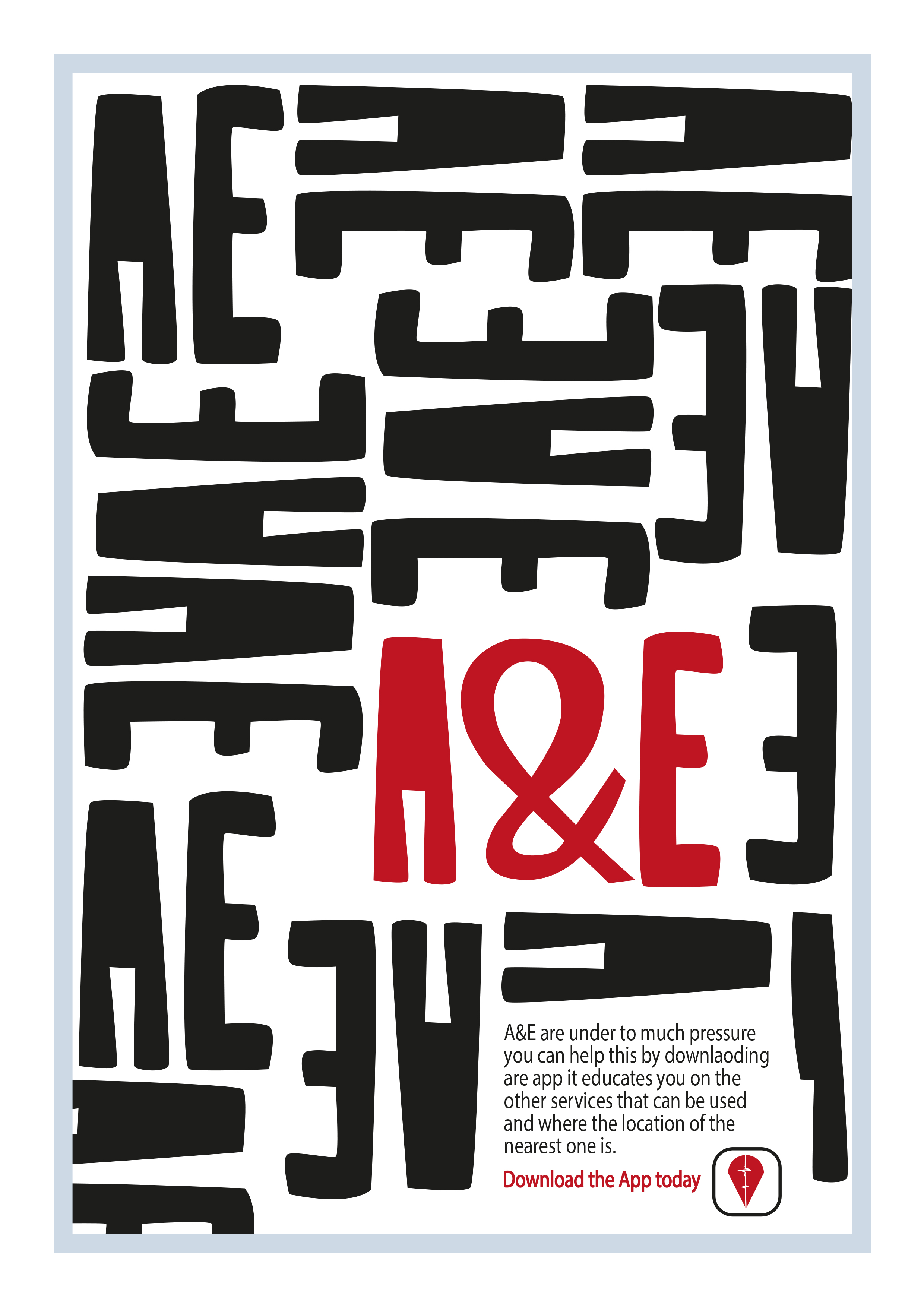 text poster