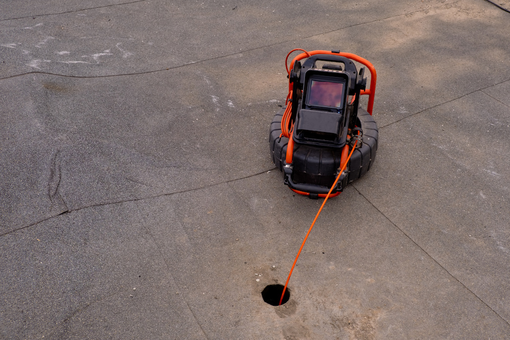 Portable camera for pipe inspection and other plumbing work.