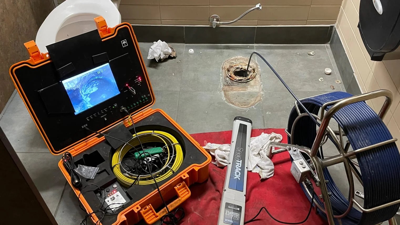 Sewer camera inspection equipment