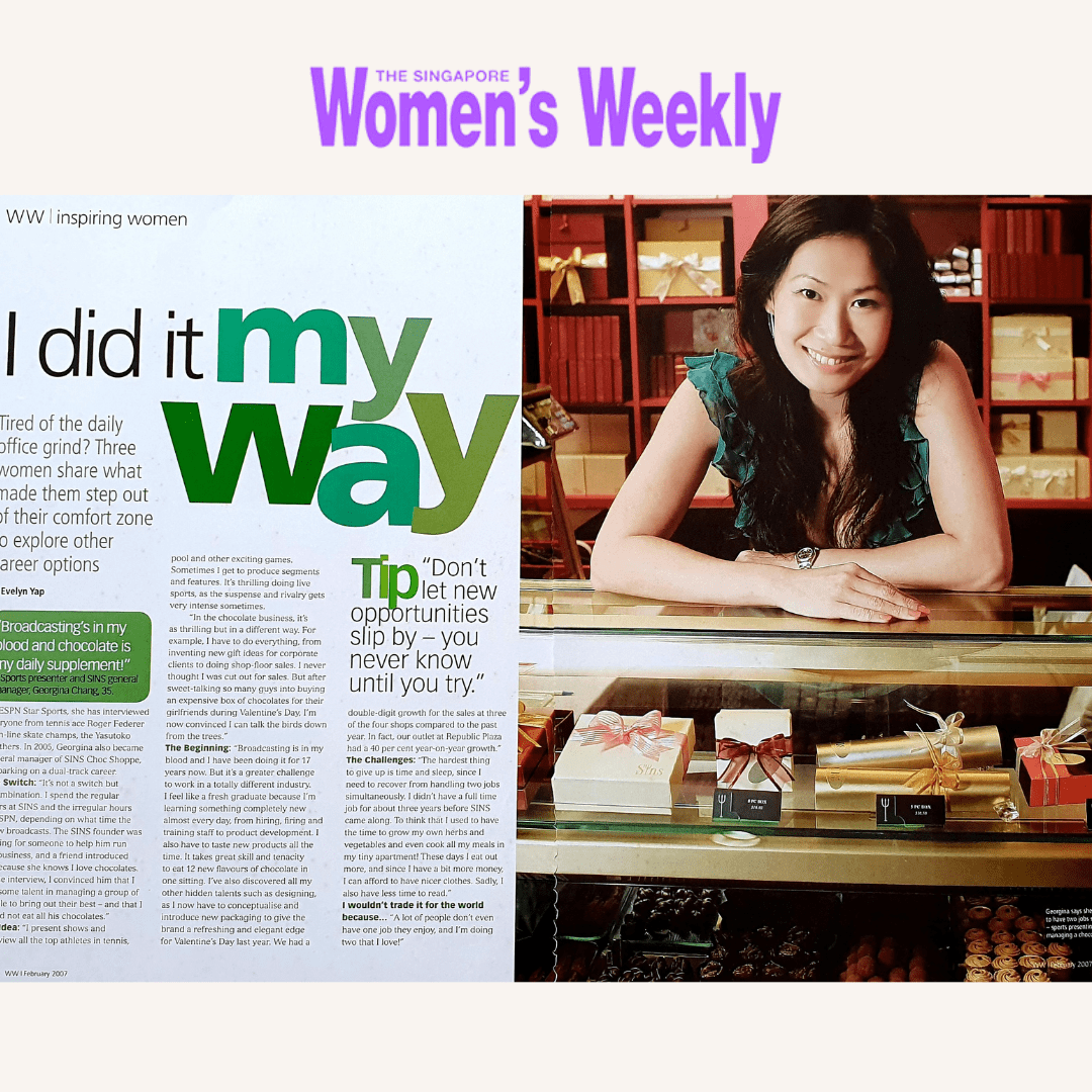 International and Local Media | Womens Weekly - Georgina Chang