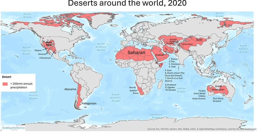 Where Are All Of The World S Deserts Image 18 
