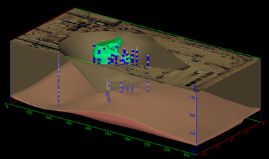 Mining Visualization System Mining Software General Geotechpedia - Sunset Illustrations - Modern Retina Collection