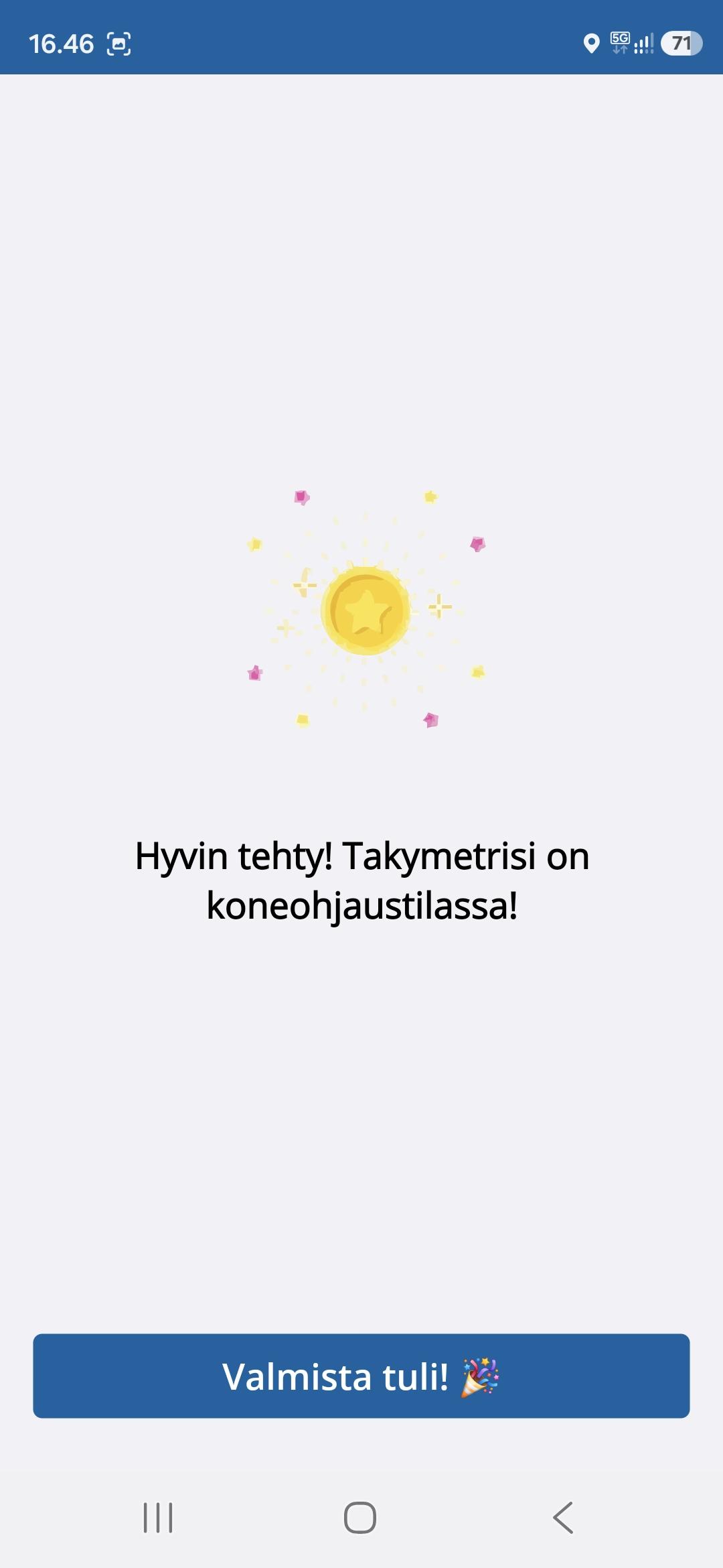 Ruutukaappauskuva Trimble Siteworks Setup sovelluksesta
