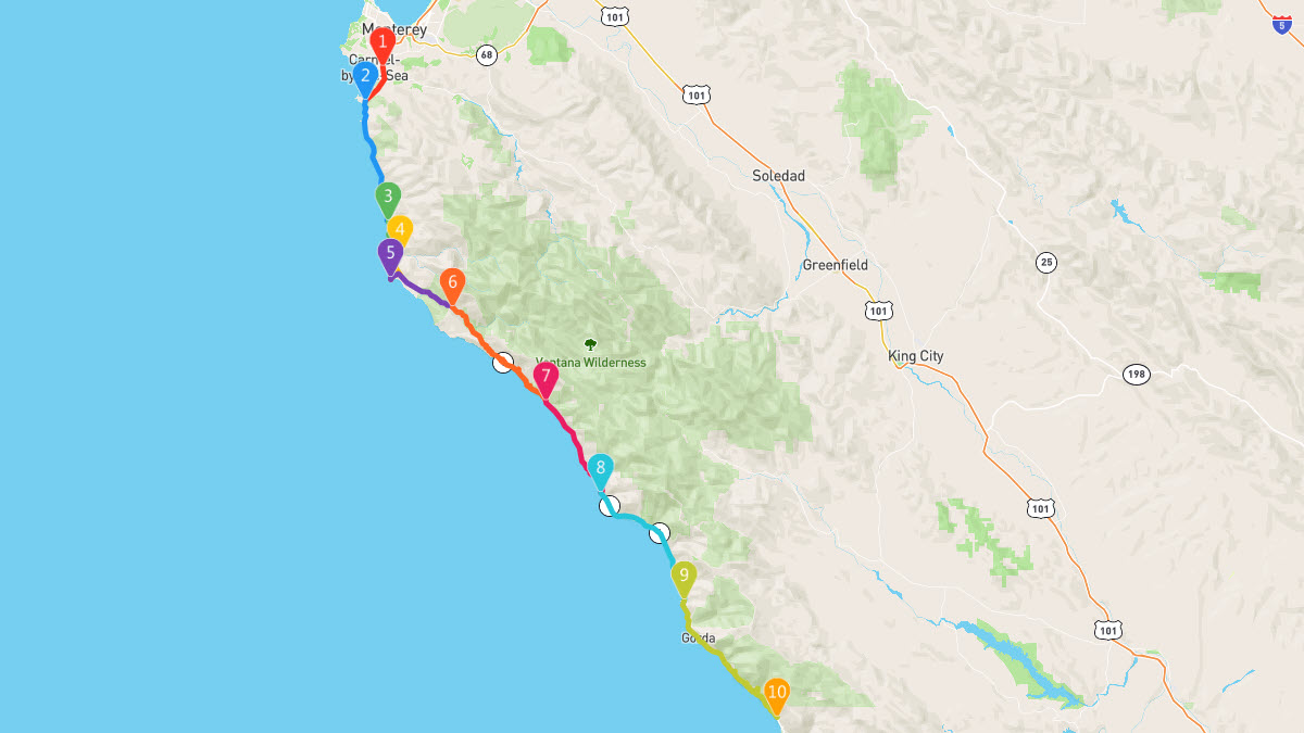Route 1 California Road Trip Itinerary 60 Photos Com Blog Map 6 1200W 