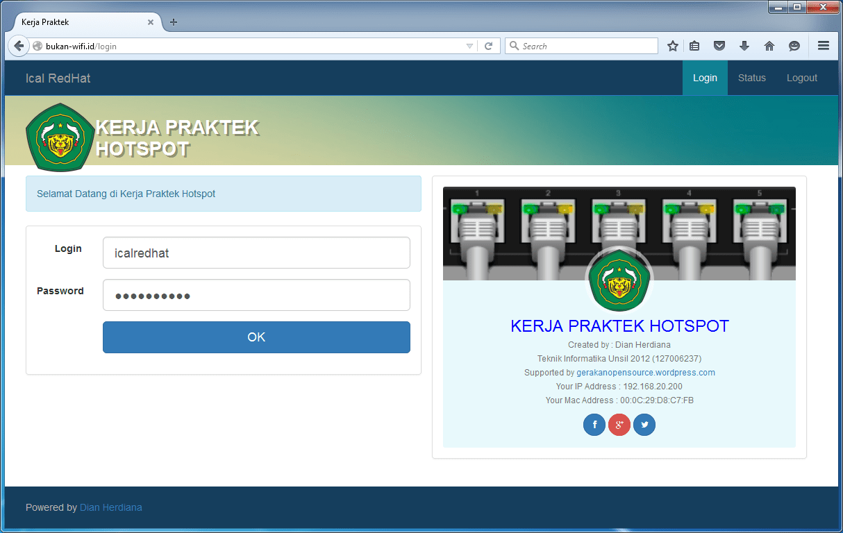 Download Login Hotspot Mikrotik Gratis Gerakan Open Source