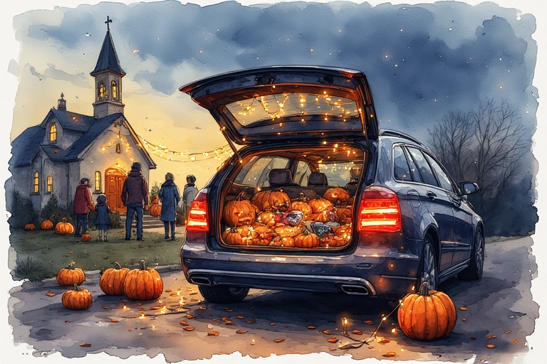 runk or Treat prayer station. This Christian family event is great for church outreach.