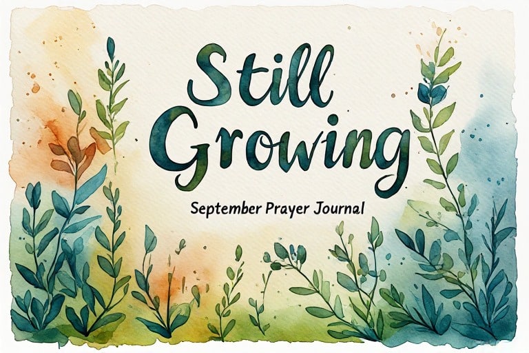 September Prayer journal Still Growing.