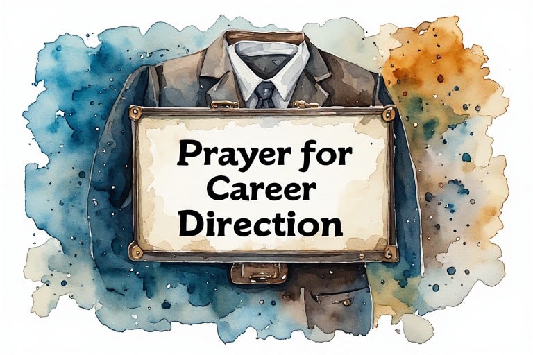 A prayer for career direction can give direction and clarity from God