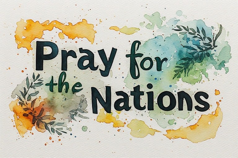 Praying for the nations around the world is what every Christian needs to do right now.