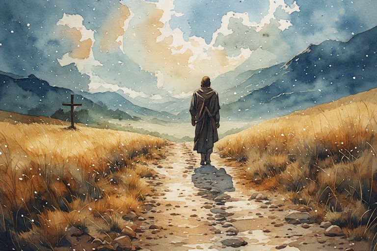 Keep your eyes on Jesus. The road can be long.