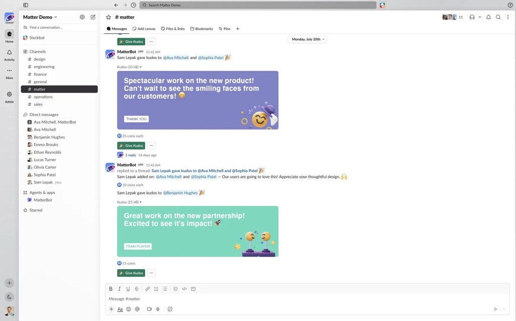 Matter app
