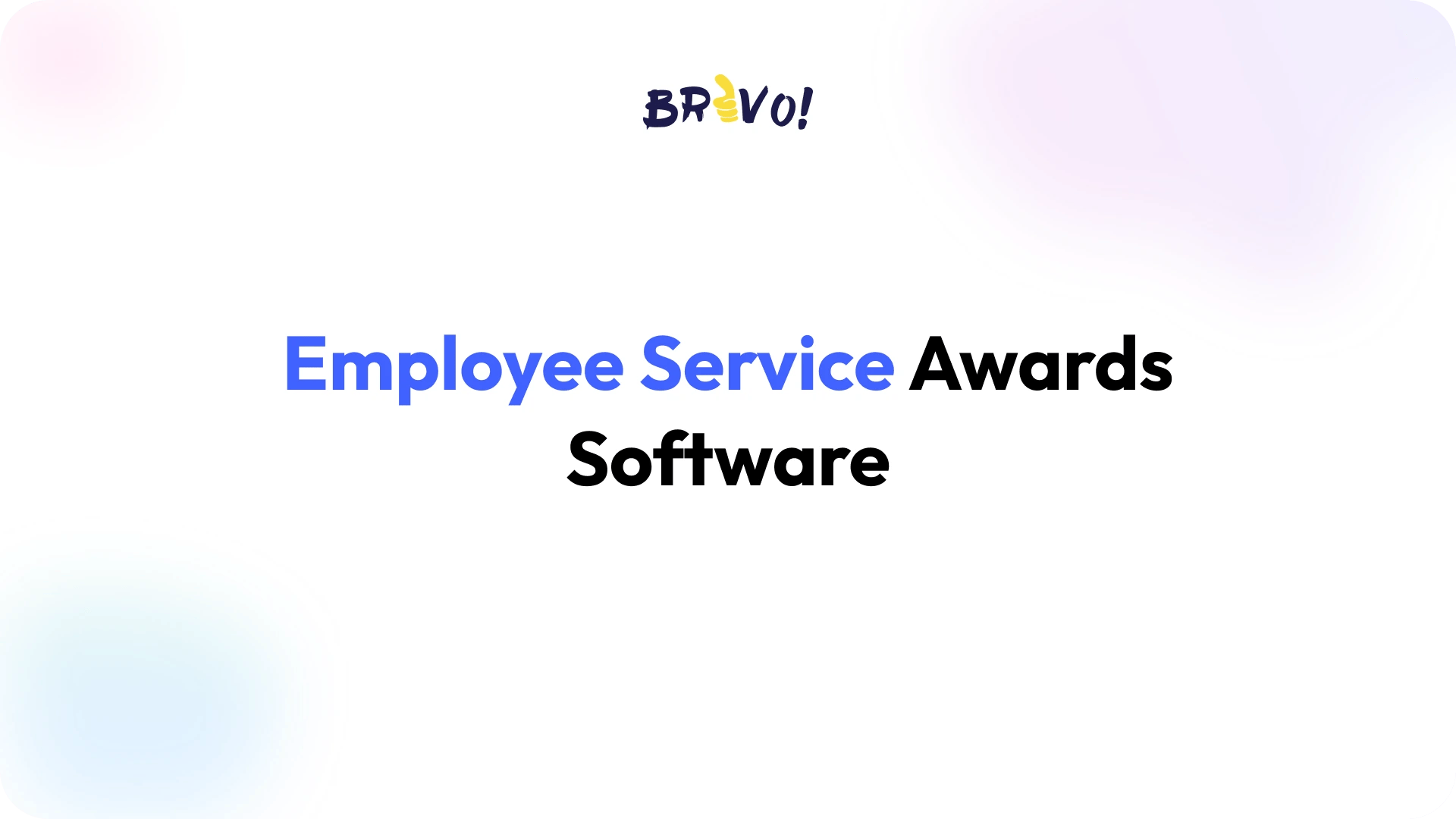 Employee Service Awards Software