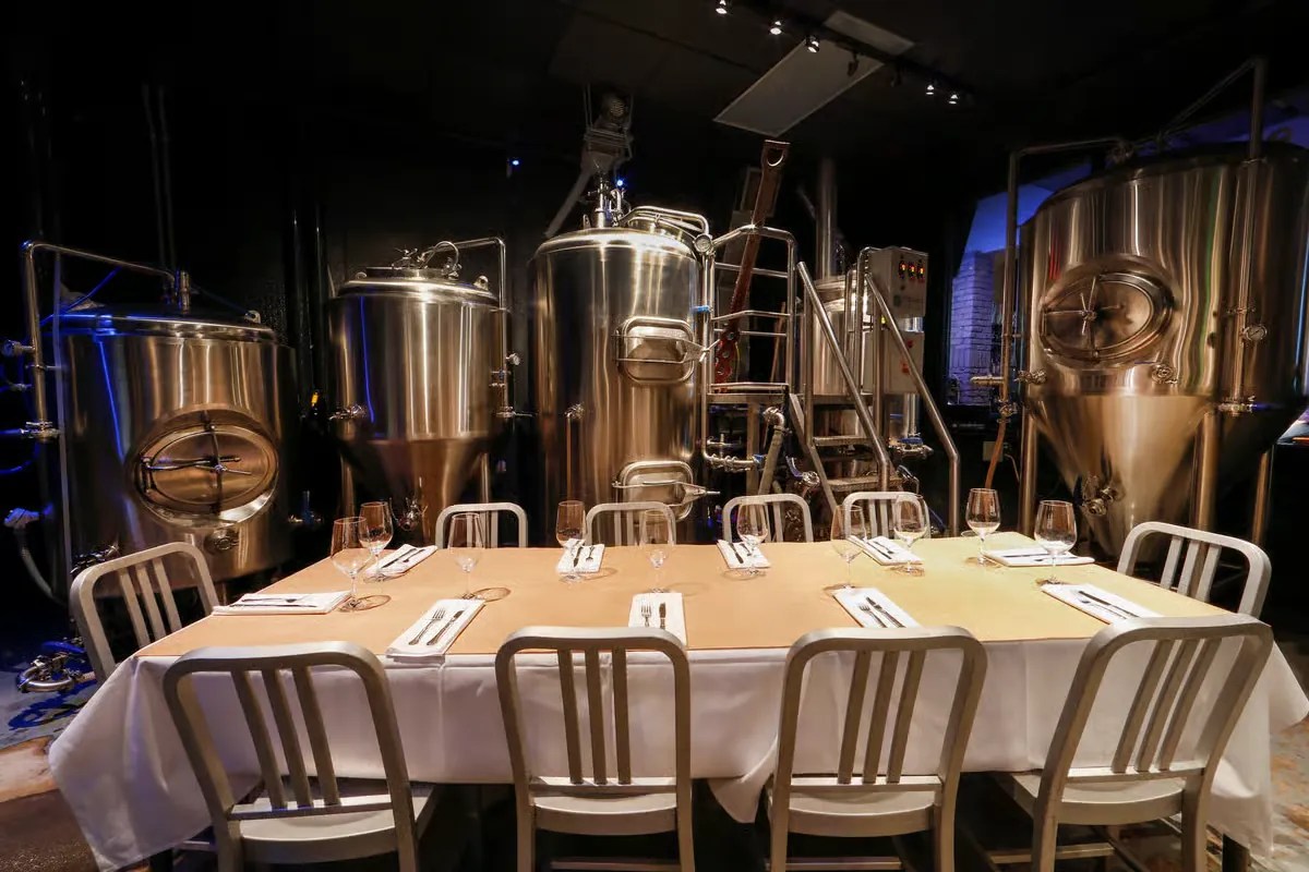 The Ravenous Pig private brewery room
