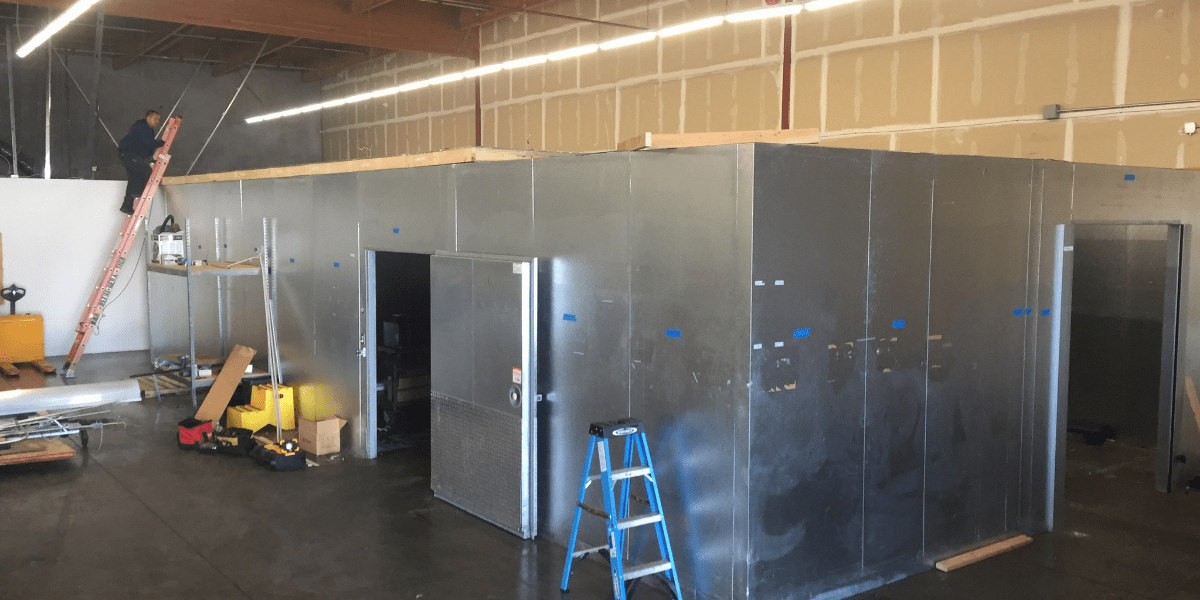 Considerations before starting a walk-in cooler construction