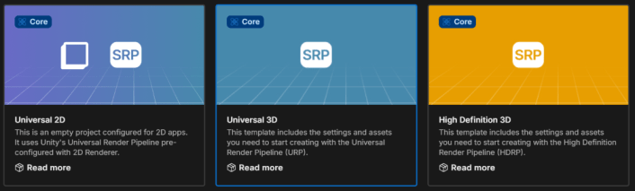 Unity Core Templates