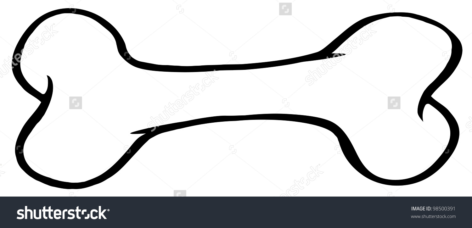 Dog bone drawing at getdrawings