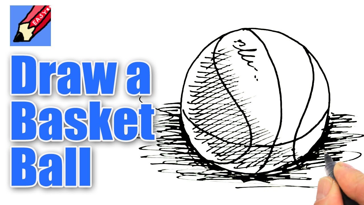 Simple Basketball Drawing At Getdrawings Com Free For