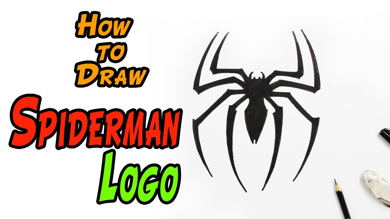 Spiderman symbol drawing at getdrawings