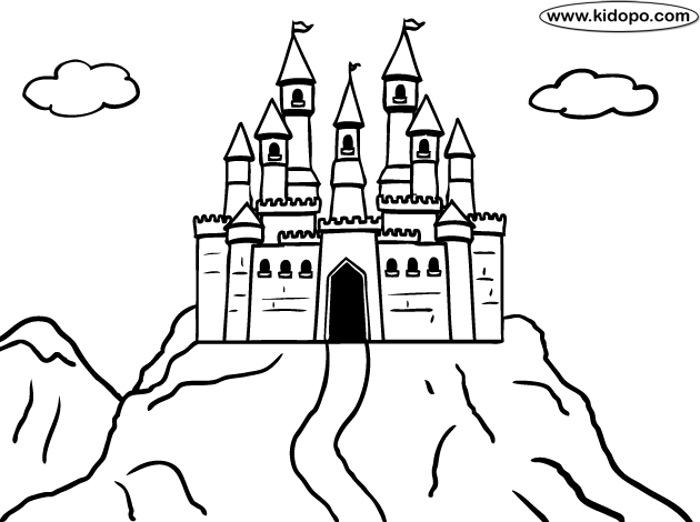 Disney Castle Coloring Pages Printable - Coloring Home