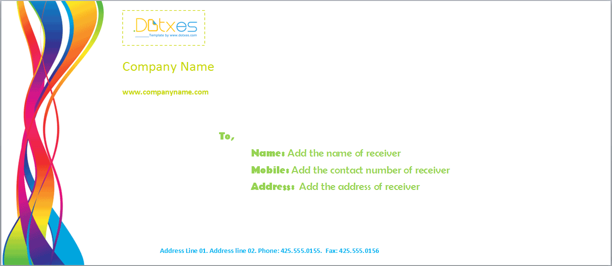 Corporate Envelope Template Cprc