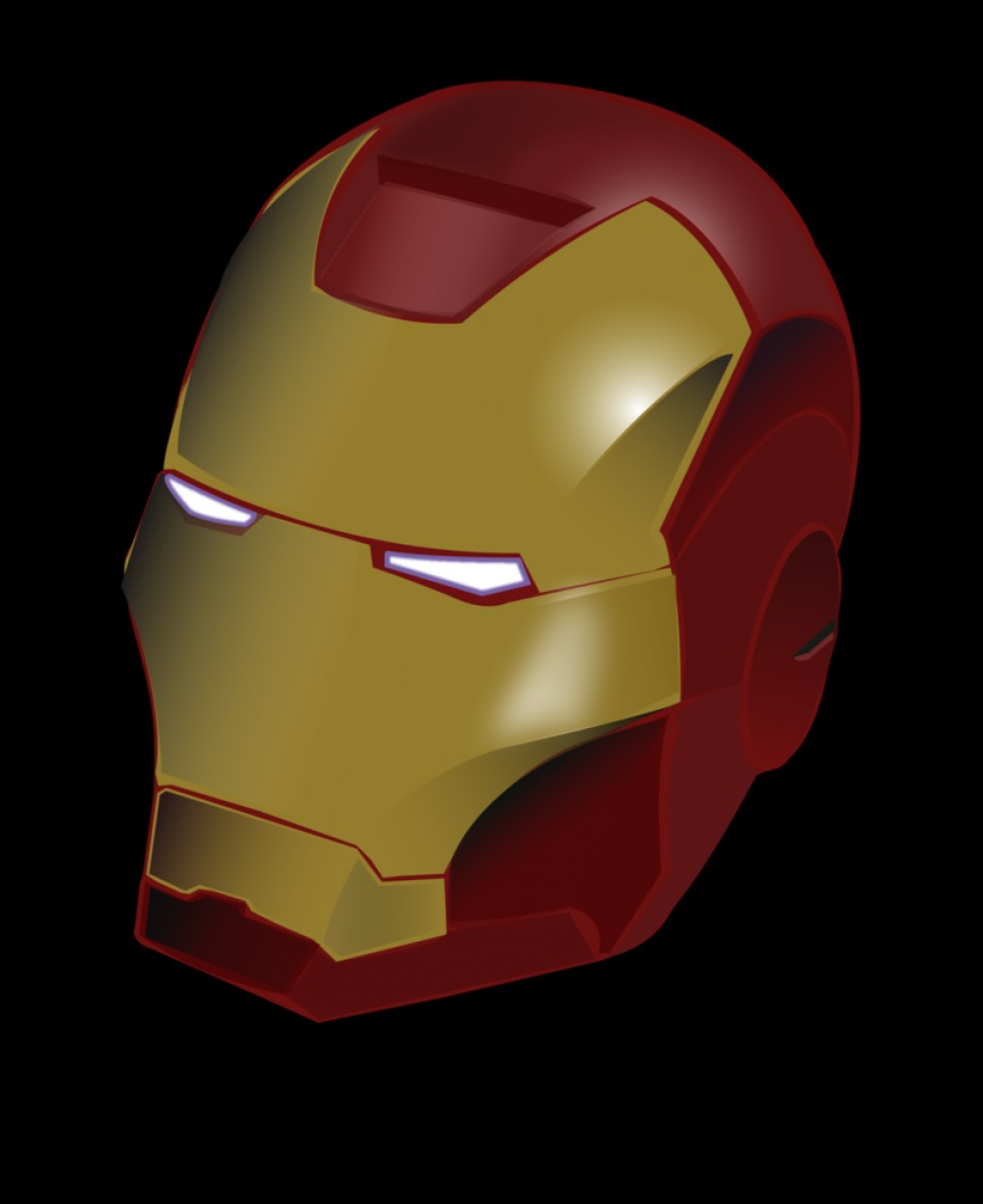 Iron man vector art at getdrawings