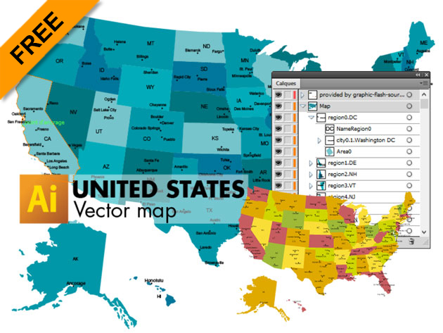 Vector States Map At GetDrawings Free Download Vector States Map 3 