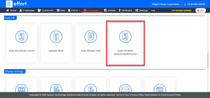 Configure Auto Fill Work Attachments Forms From Work Section Fields - Ocean Designs - Gorgeous HD Collection